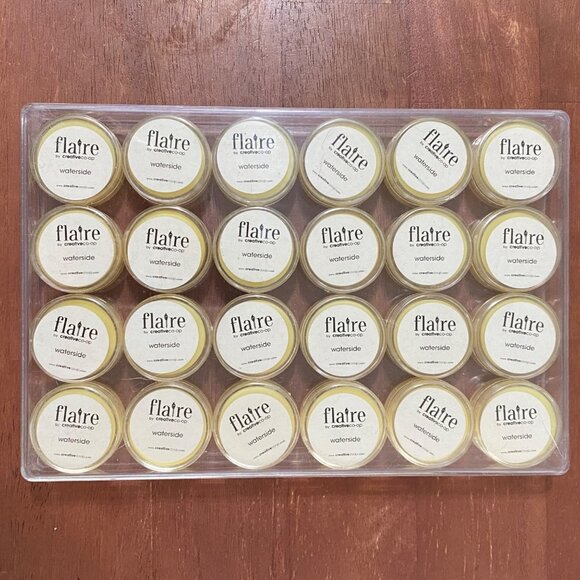 Flaire by Creative Co-Op Waterside Scent Sample Wickless Candle Lot of 24 - Picture 1 of 4